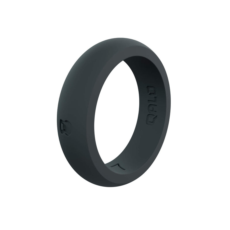 QALO Women's Classic Silicone Ring Collection Slate Grey 8 - NewNest Australia