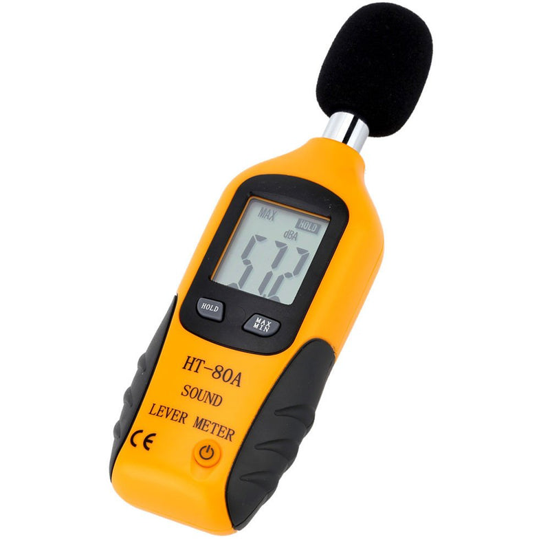 Mengshen Decibel Meter, Digital Sound Level Meter Handheld Audio Noise SPL Meter Tester with LCD Display Measuring 30-130dB (9V Battery Included) - NewNest Australia