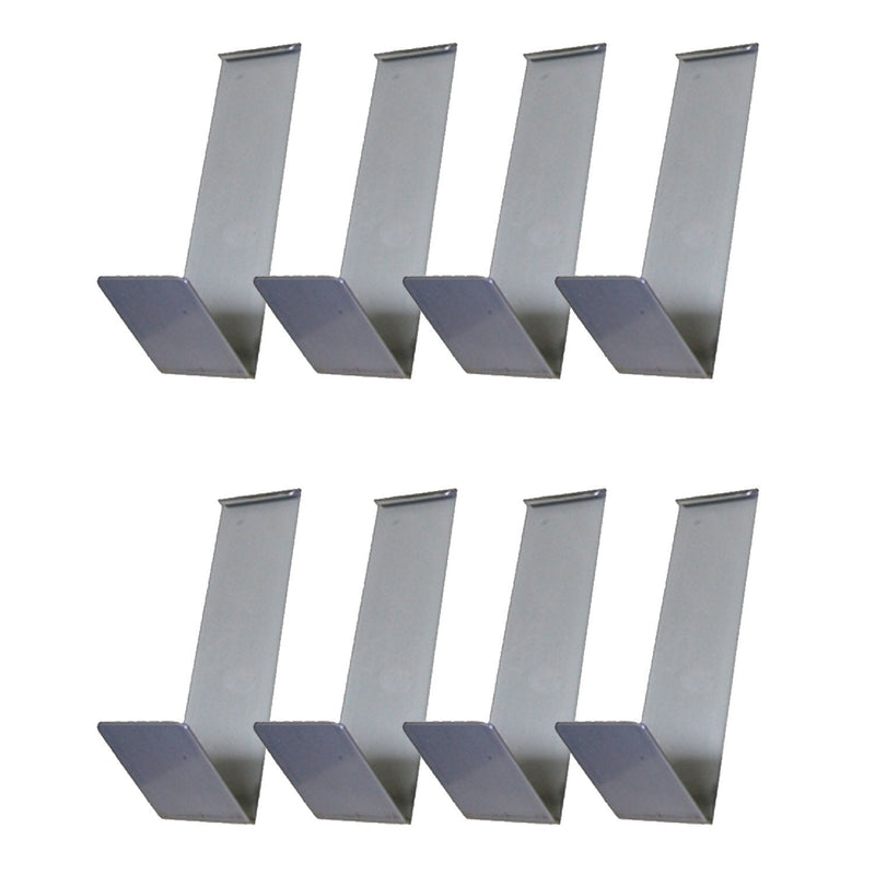 NewNest Australia - Vinyl Siding Clips, for Hanging Clothes, Shoes, Sandals (8-Pack) 