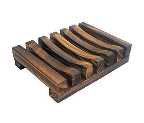 Onwon Hawaii Style Bathroom Accessories Handmade Natural Wood Soap Dish Wooden Soap Holder - NewNest Australia