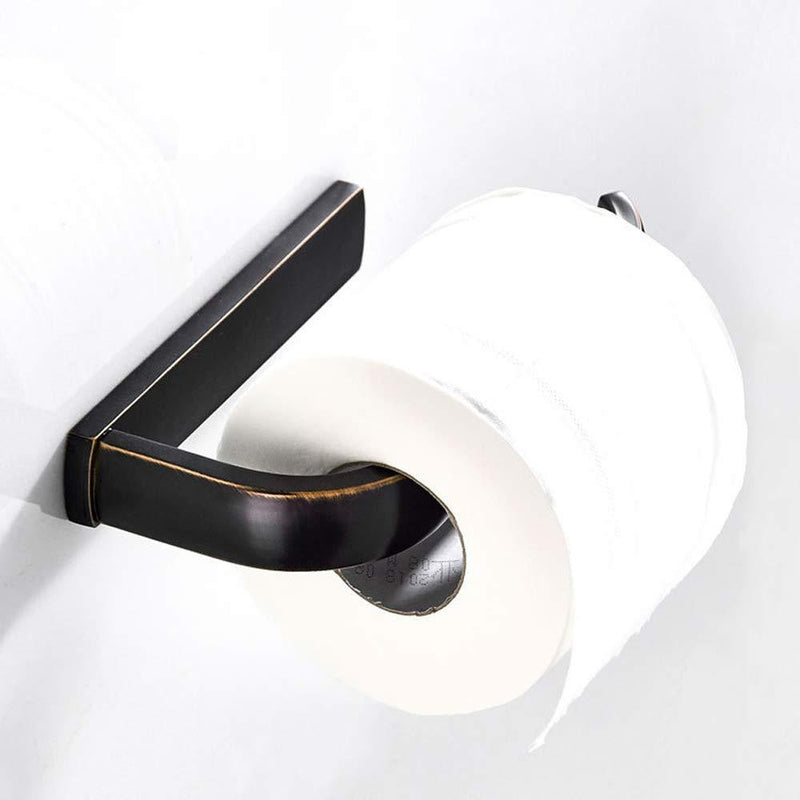 Leyden Oil Rubbed Bronze Toilet Paper Holder, Antique Brass Roll Paper Holder Soild Material for Bathroom - NewNest Australia