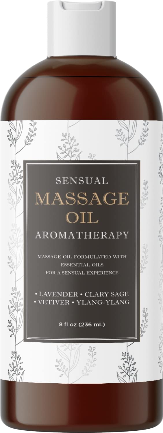 Spa Inspired Relaxing Massage Oil - Non Greasy Massage Oil for Massage Therapy and Nourishing Body Oil for Men and Women - Aromatic Aromatherapy Oils and Full Body Moisturizer Body Oil for Dry Skin - NewNest Australia