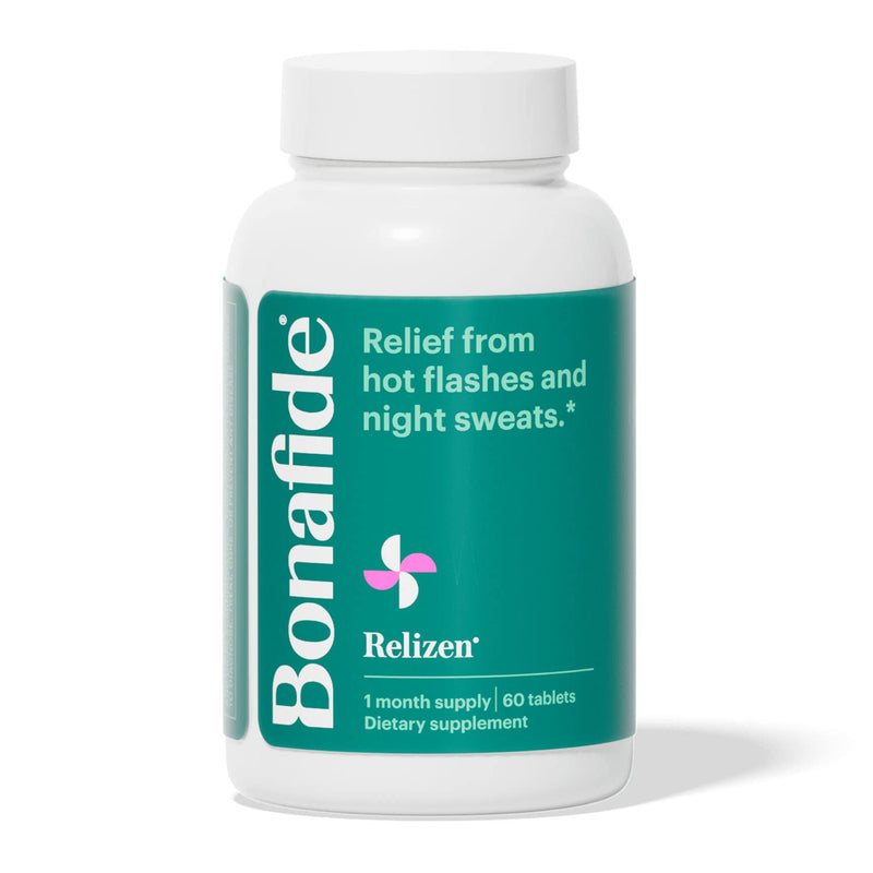 Bonafide Relizen – Powerful, Hormone-Free Relief from Hot Flashes and Night Sweats During Menopause* – 1 Month Supply (60 Tablets) 60 Count (Pack of 1) - NewNest Australia