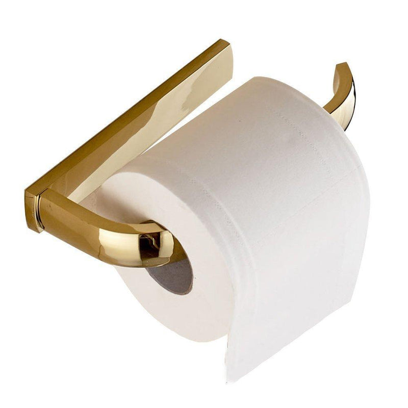 Leyden Gold Toliet Paper Holder, Brass Paper Towel Holder Storage for Bathroom Wall Mounted Tissue Roll Holder Toilet paper holder - NewNest Australia