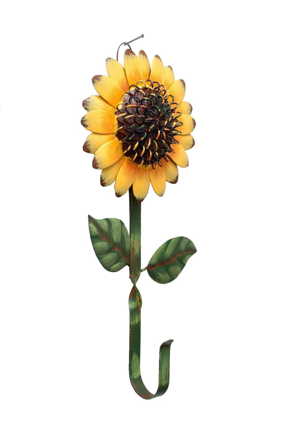 NewNest Australia - New Metal Sunflower Home Hook Great Home&Kitchen Keys,Coats,Utilities Hook Decor by GRACE HOME 