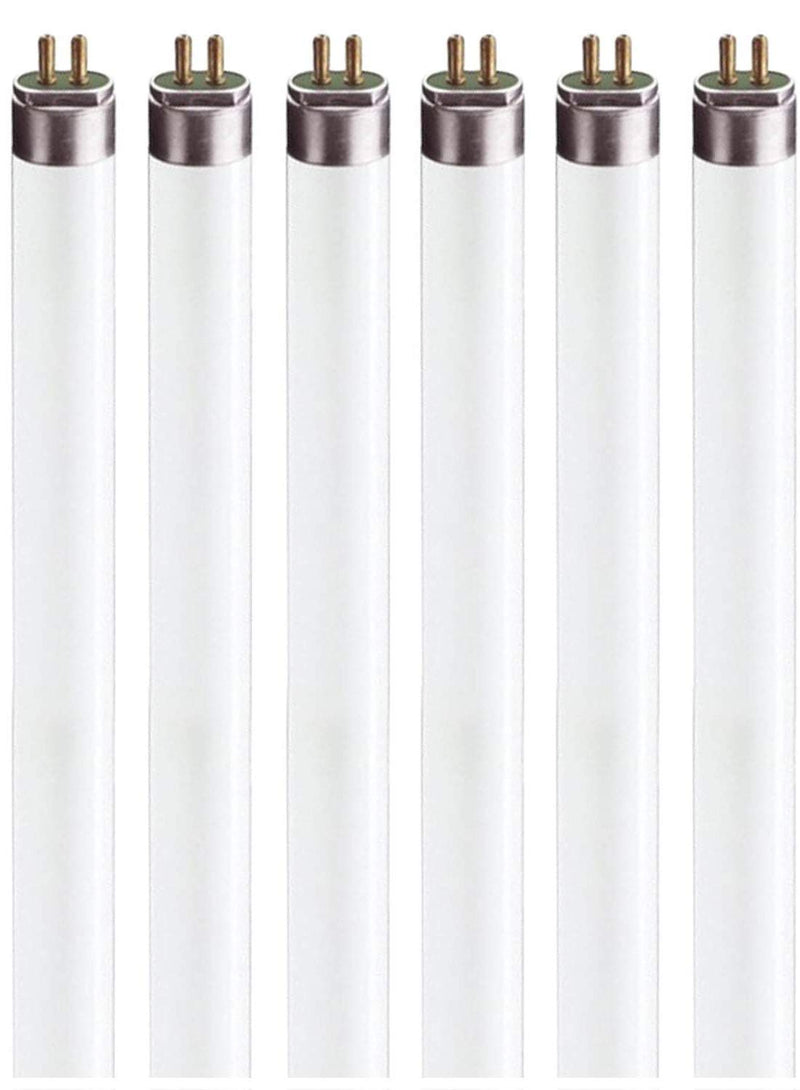 (6 Pack) F13T5/WW - T5 Fluorescent 3000K Warm White - 21" Linear - 13 Watt T5 - Under The Counter Light Bulbs 3000 - NewNest Australia