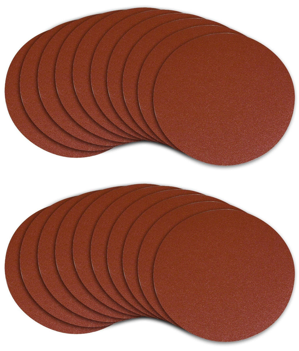 POWERTEC 45524 5-Inch PSA 240 Grit Aluminum Oxide Adhesive Sanding Disc, 20-Pack - NewNest Australia