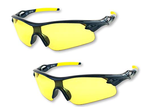 iLumen8 BEST Shooting Glasses UV Blacklight Yellow Vision Safety Eye protection 1 Pair - NewNest Australia