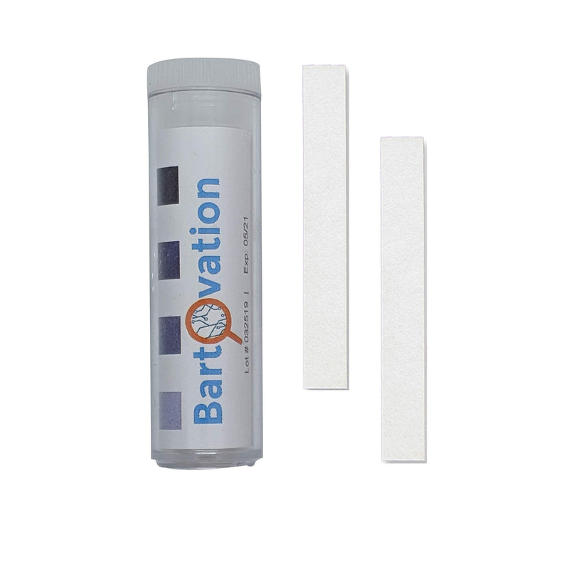 USA Made Restaurant Sanitizer Chlorine Bleach Test Paper, 10-200 ppm [100 Paper Test Strips] 100 - NewNest Australia