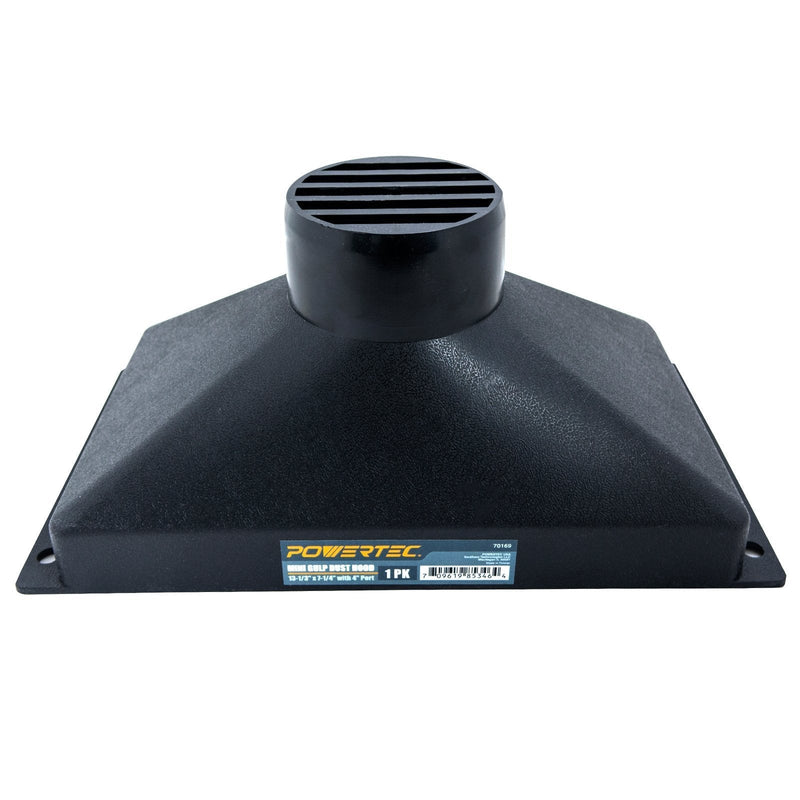 POWERTEC 70169 Mini Gulp Dust Hood with 4" Port, 13-1/2" x 7-1/4" - NewNest Australia