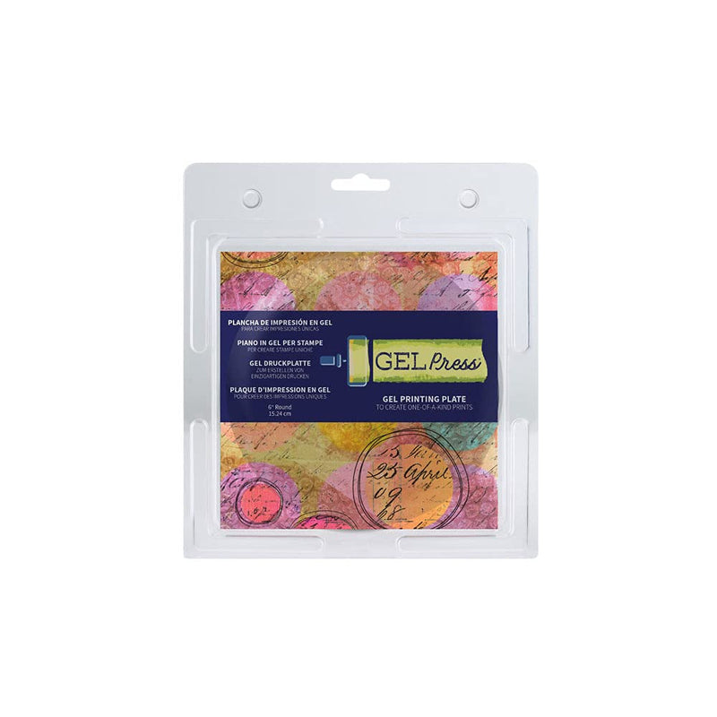 Gel Press Gel Printing Plate 6" Circle 10806-6 6" Round - NewNest Australia