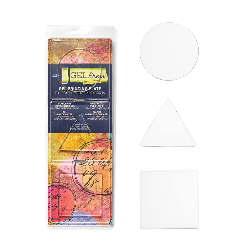 Gel Press Petites, 3" Circle Triangle Square 10812-CIR Circle, Triangle, Square - NewNest Australia