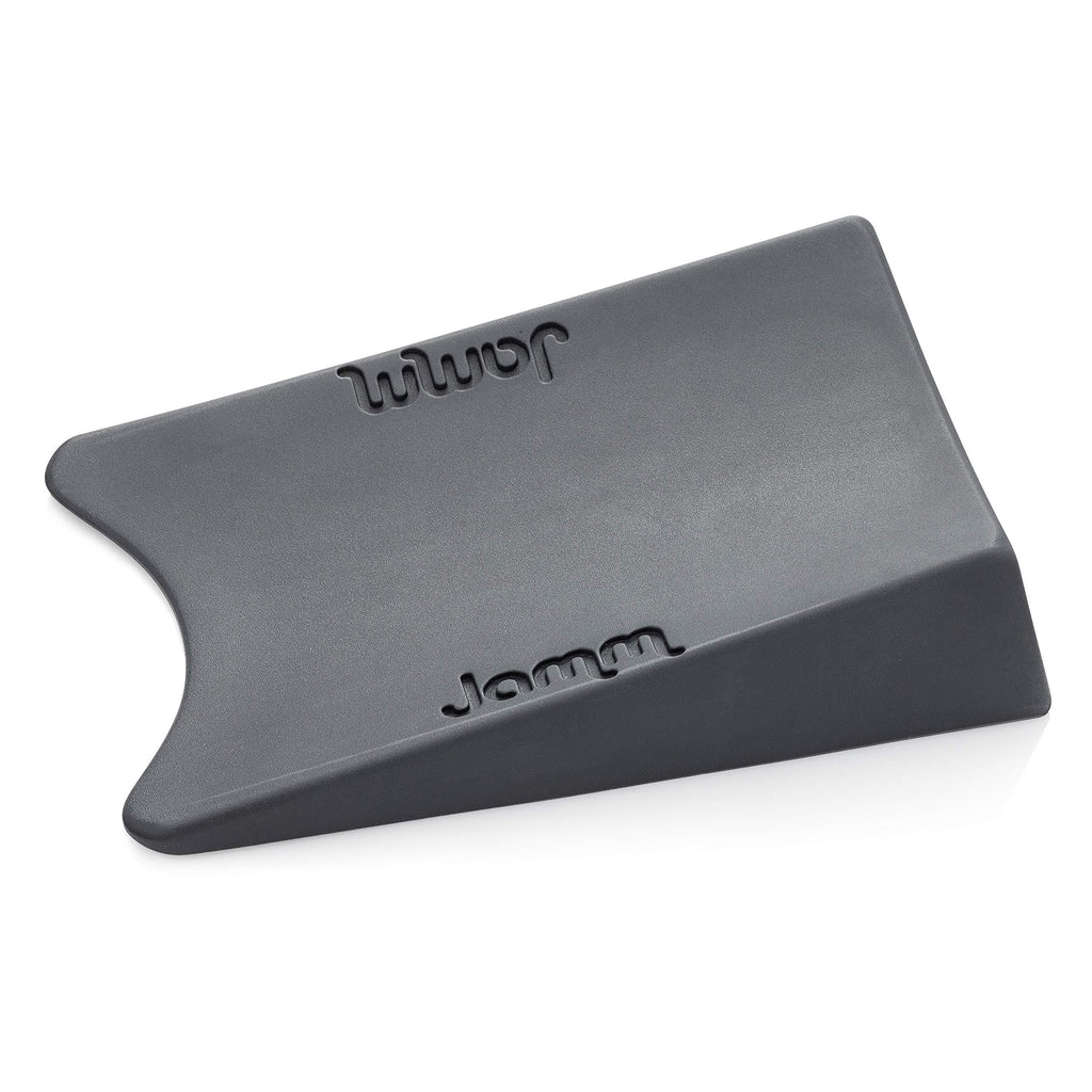 Jamm Door Stopper | Door Stop Wedge Holds Doors Open in Both Directions | Premium Non Rubber Non Slip Hardware | Standard Size | Dark Grey - 1 Pack - NewNest Australia