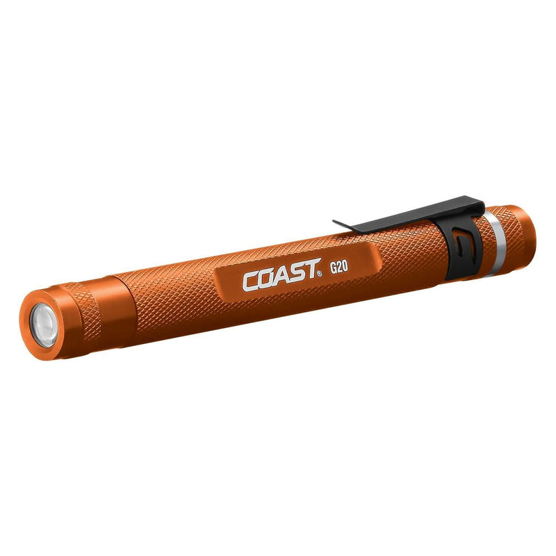 Coast G20 Inspection Beam Penlight LED Flashlight, Orange (Orange G20) , Green - NewNest Australia