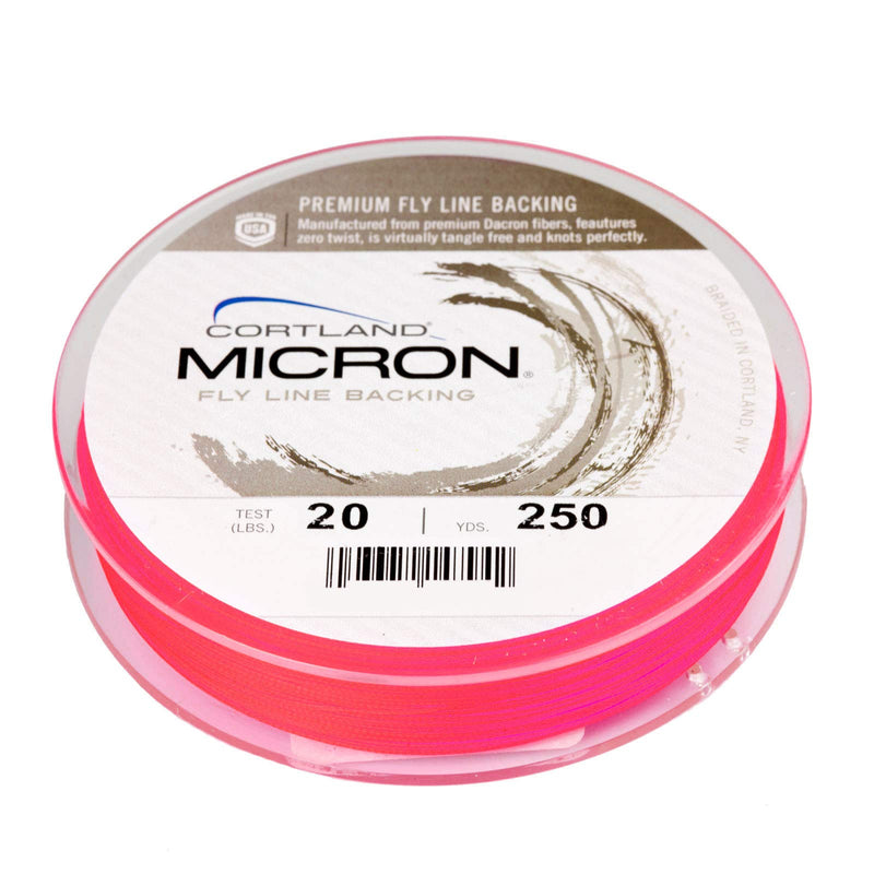 Cortland Micron Fly Line Backing Hot Pink 20 lbs. - 250 yds. - NewNest Australia