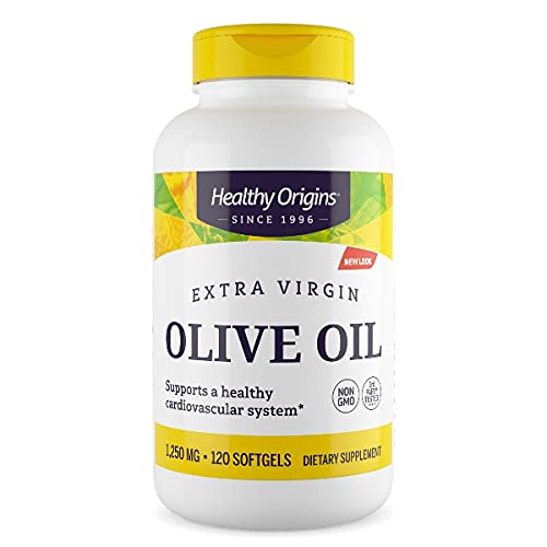 Healthy Origins Extra Virgin Olive Oil Softgels, 120 Count - NewNest Australia