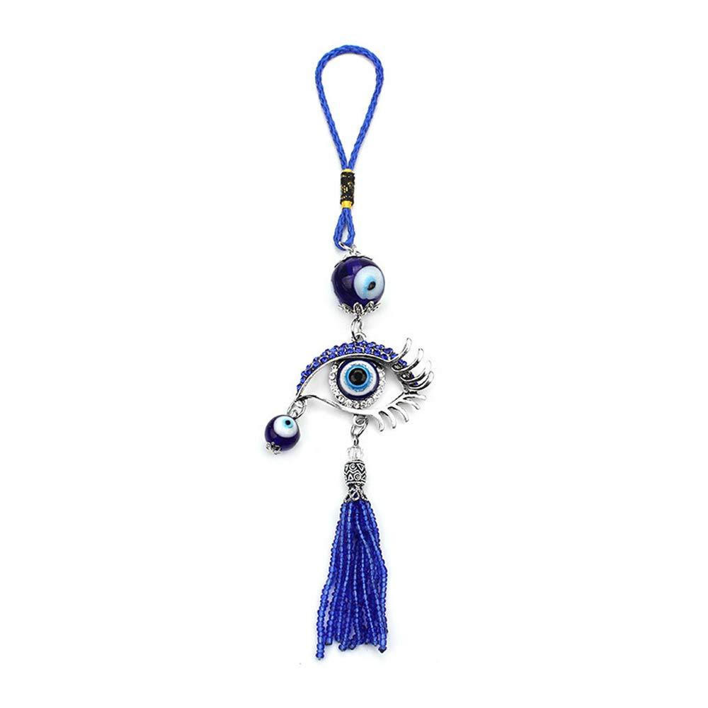 NewNest Australia - kiwilife Lucky Car Interior Decoration Evil Eye Hanging Pendant Car Or Home Wall Hanging Ornament Accessories (Blue) Blue 