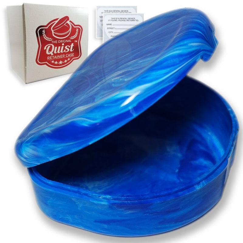QUIST (TM) Orthodontic Retainer Case (Blue) Blue - NewNest Australia