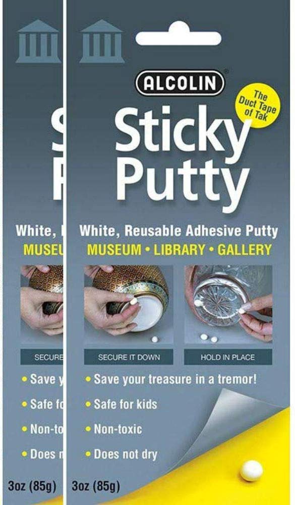 Sticky Putty- Reusable Museum & Gallery Quality Adhesive Putty,- 2 Pack - NewNest Australia