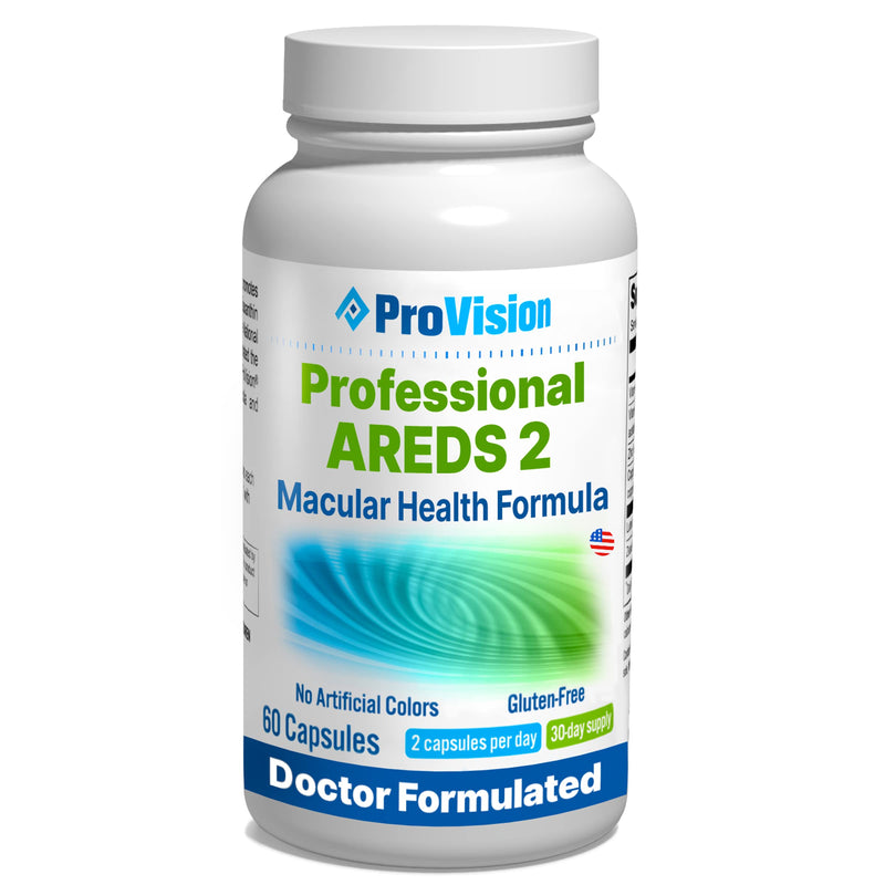 ProVision AREDS 2 Eye Vitamins for Macular Degeneration - Enhance Vision Supplements - Lutein Zeaxanthin Vision Complex - 60 Eye Supplement Capsules - NewNest Australia