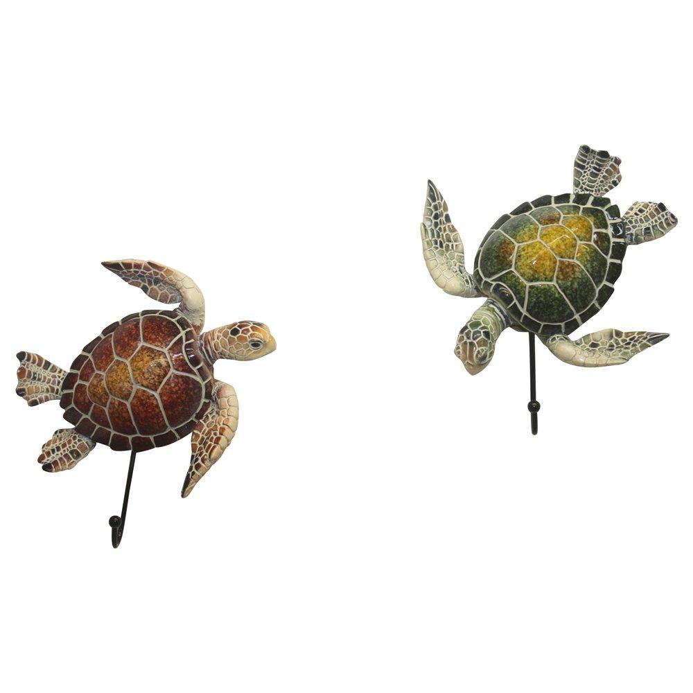 NewNest Australia - Comfy Hour 5" Set Turtle Coastal Ocean Theme Decorative Wall Hanger 