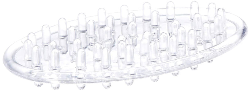 InterDesign 30100 Clear Plastic Oval Bath Soap Saver Dish - NewNest Australia