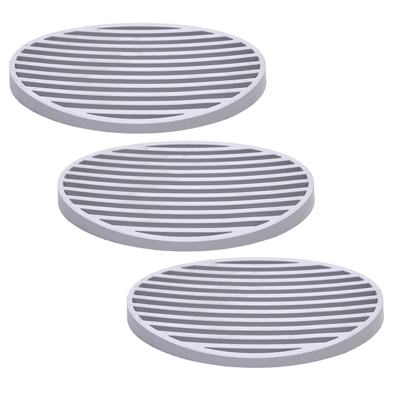 Cosmos 3 Pack Gray Color Oval Shape Silicone Shower Soap Dish Soap Holder Soap Tray - NewNest Australia