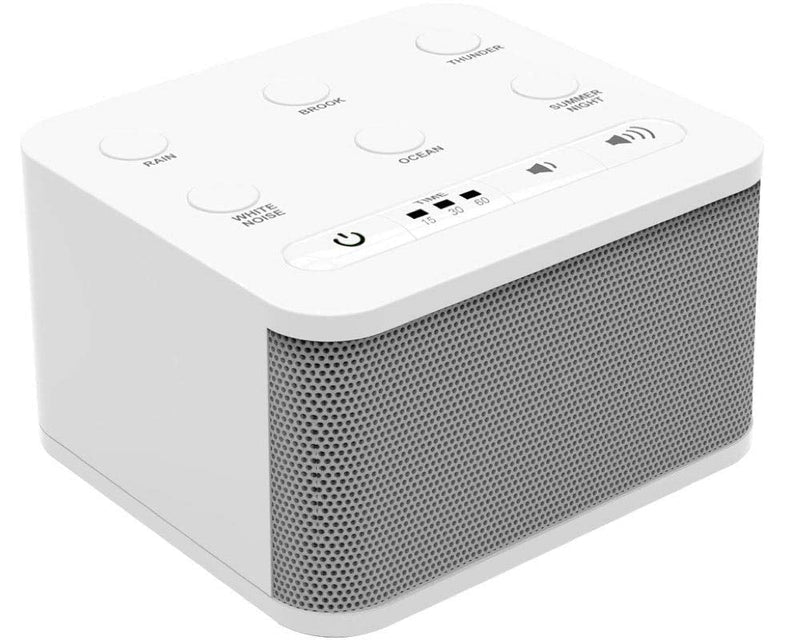 White Noise Sound Machine for Adults, Kids, or Sleeping Baby with 6 Sounds | White Noise Machine for Office Privacy | Portable Sound Machine | Kids Sleep Machine | AC Adapter Included - NewNest Australia