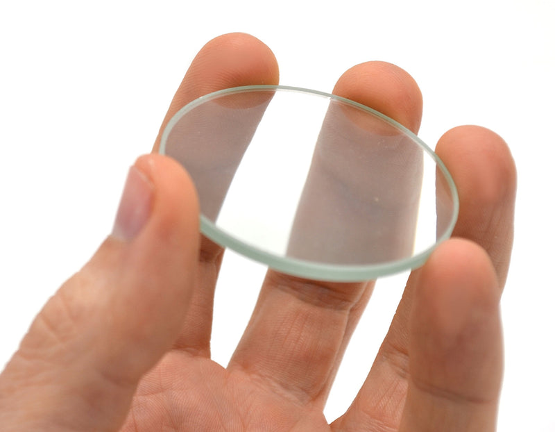 Double Convex Lens, 200mm Focal Length, 2" (50mm) Diameter - Spherical, Optically Worked Glass Lens - Ground Edges, Polished - Great for Physics Classrooms - Eisco Labs - NewNest Australia