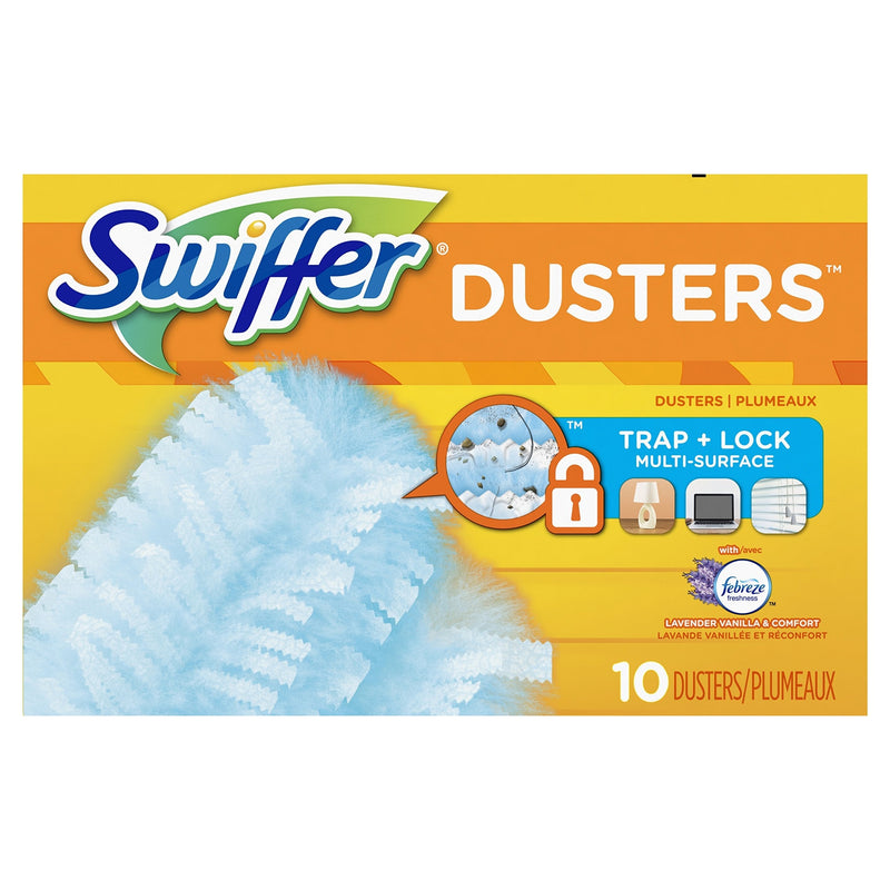 Swiffer 180 Dusters Multi Surface Refills, with Febreze Lavender & Vanilla scent, 10 Count (Packaging May Vary) - NewNest Australia