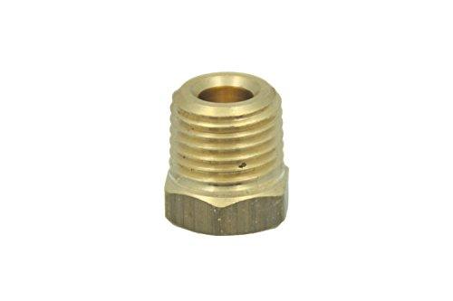 LTWFITTING Lead Free Brass Pipe Hex Head Plug Fittings 1/4" Male NPT Air Fuel Water (Pack of 25) - NewNest Australia