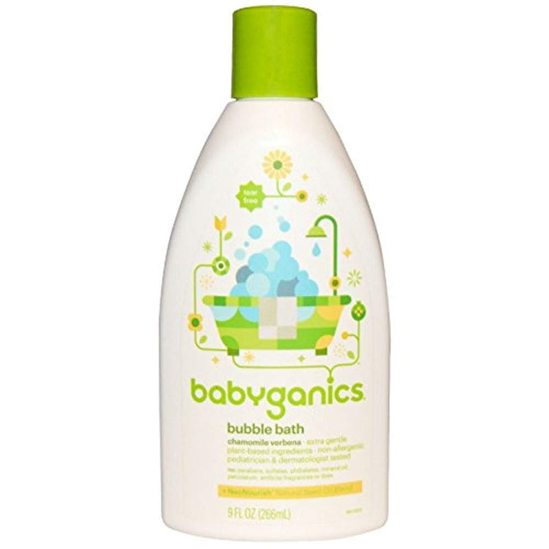BabyGanics, Bubble Bath, Chamomile Verbena, 9 fl oz (266 ml) - NewNest Australia