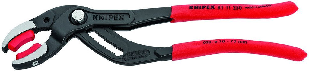 KNIPEX - 81 11 250 Tools - Pipe Gripping Pliers With Replaceable Plastic Jaws (8111250) - NewNest Australia