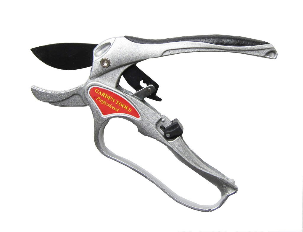 FITOOL Ratchet Hand Pruner 8 Inch - Aluminium Anvil Pruning Shears - Gardening Tools - Ergonomic Handle with Soft Grip - Teflon Coated Cutting Blade - NewNest Australia