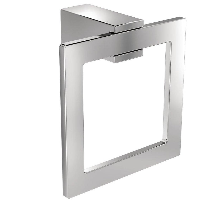 Moen BP3786CH Kyvos Collection Modern Bathroom Hand Towel Ring, Chrome - NewNest Australia