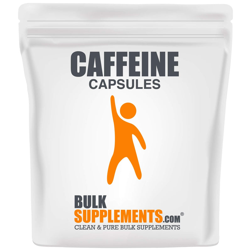 BulkSupplements.com Caffeine Capsules - Caffeine Pills - Caffeine Tablets - Caffeine Pills 200mg - Focus Supplement (300 Gelatin Capsules - 300 Servings) 300 gelatin capsules - NewNest Australia