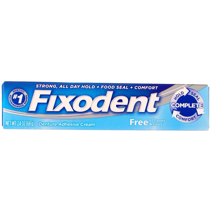 Fixodent Free Denture Adhesive Cream 2.40 oz (Pack of 5) - NewNest Australia