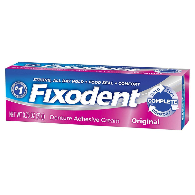 Fixodent Denture Adhesive Cream Original 0.75 oz (Pack of 12) 0.75 Ounce Pack of 12 - NewNest Australia