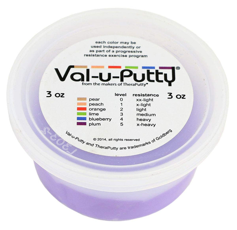 Val-u-Putty 10-3915 Exercise Putty, 3 oz. Capacity, X-Heavy, Plum 3-Ounce - NewNest Australia
