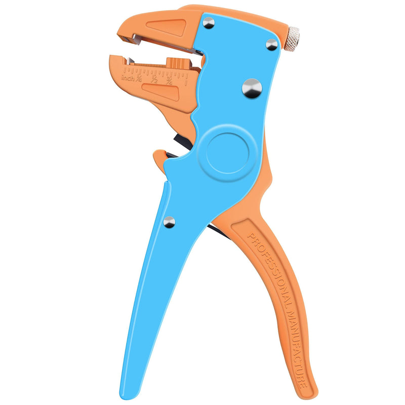 Knoweasy Automatic Wire Stripper and Cutter,Heavy Duty Wire Stripping Tool 2 in 1 for Electronic and Automotive Repair Blue - NewNest Australia