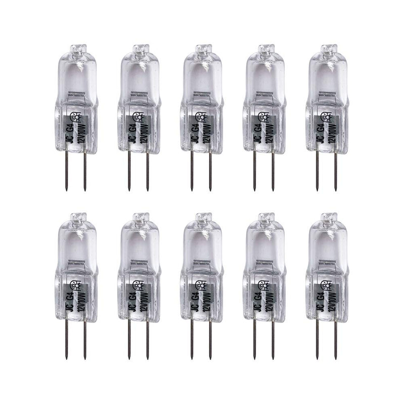 Vstar 10 Watt T3 G4 Base 12 Volt 2500 Hours Light Bulb 10W 12V Landscape(10 Pack) 10w 10pack - NewNest Australia