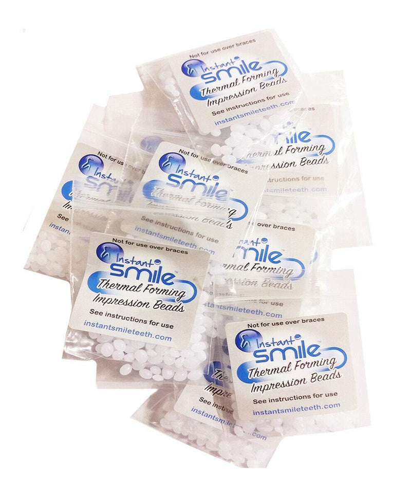 12 Packages of Instant Smile Billy Bob Replacement Thermal Adhesive Fitting Beads for Fake Teeth - NewNest Australia