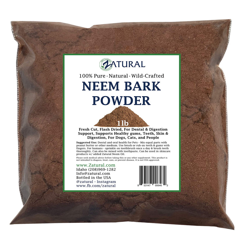 Neem Bark Powder 16ounce-Dental and Digestion Support-Tooth Powder-Pure Neem Bark Powder - NewNest Australia