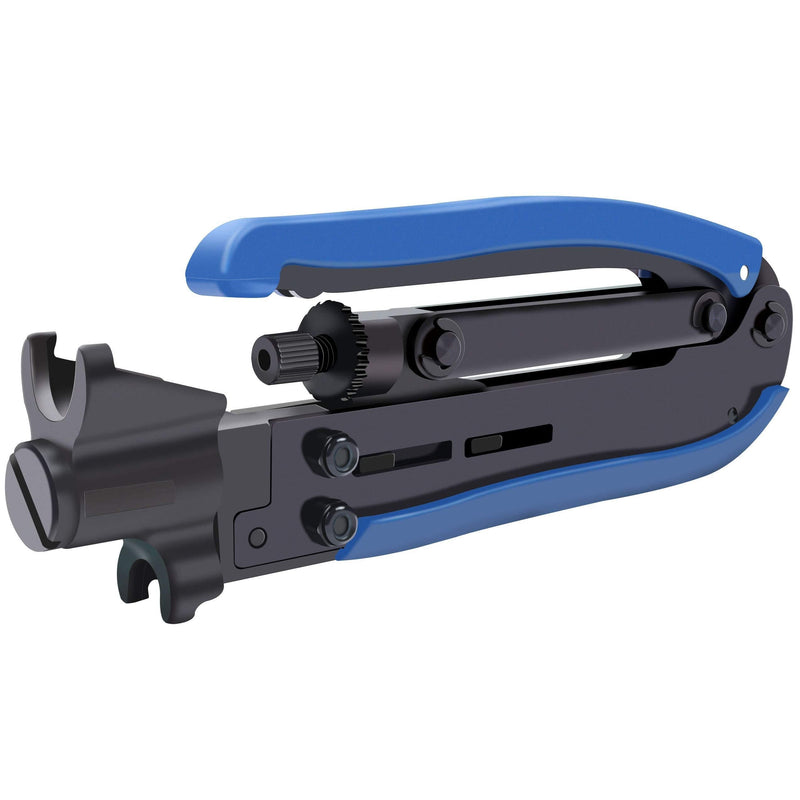 F-Connector Tool,Knoweasy RG59 RG6 RG11 Coaxial Tool Adjustable Compression Tool,Cable Connector Tool Hardened Steel Construction with Black Oxide Finished F-Connector Tool - NewNest Australia
