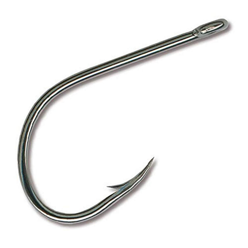 Mustad Big Gun Open Eye Siwash 2X Fine Wide Gap Long Shank Kirbed Hook (25 Pack) Size 3/0 Black/Nickel - NewNest Australia