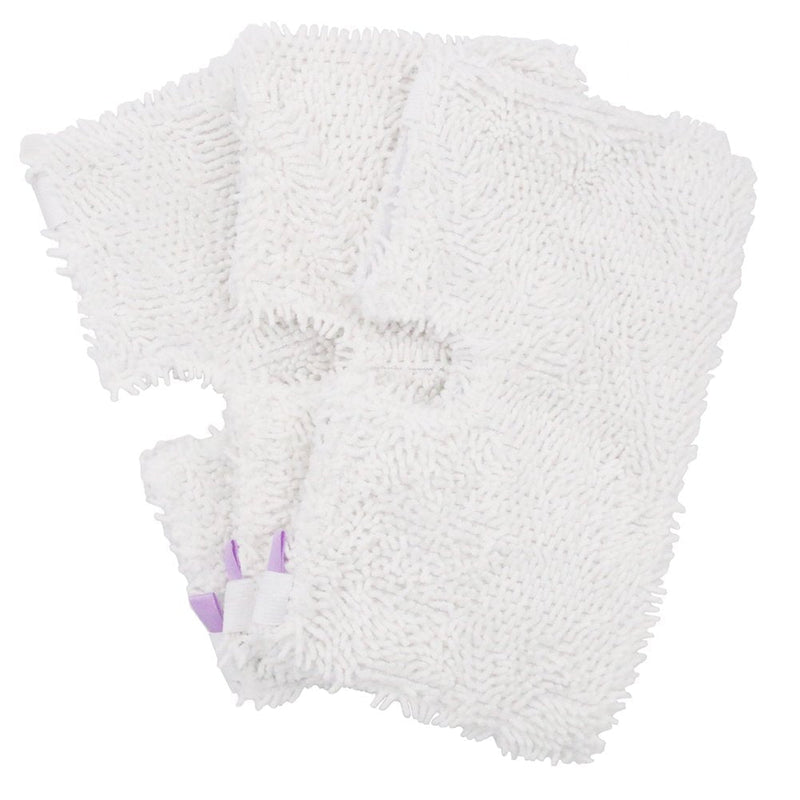 Fushing 3Pcs Steam Mop Pads, Washable Microfiber Cleaning Steamer Replacement Pads for Shark Steam Mop S3501 S3601 S2902 S3901 S3550 S3601D S3801 S3801CO SE450 S2901 3 Pack - NewNest Australia