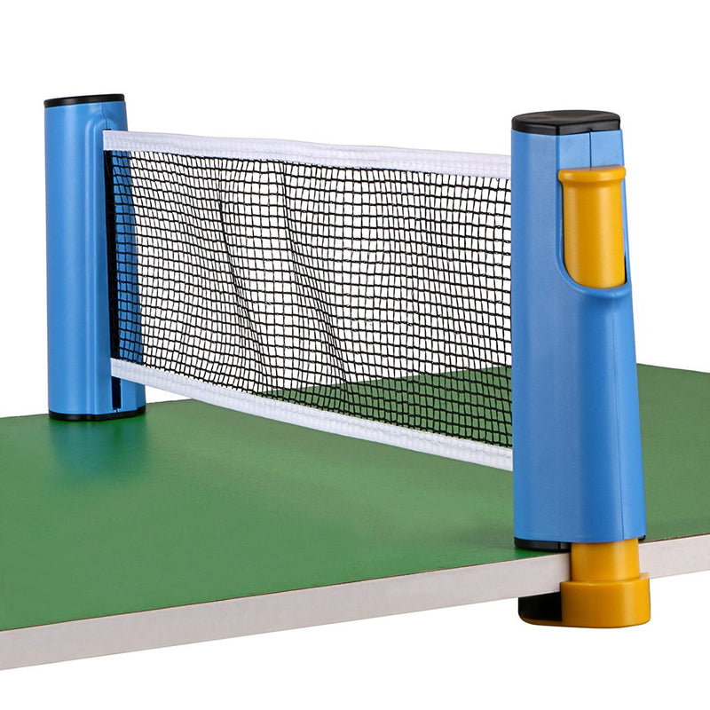 Hipiwe Retractable Table Tennis Net Replacement, Ping Pong Net and Post with PVC Storage Bag, 6 Feet(1.8M, Fits Tables Up to 2.0 inch 5.0 cm Blue - NewNest Australia