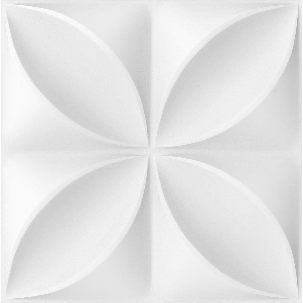 Ekena Millwork WP12X12HEWH Helene EnduraWall Decorative 3D Wall Panel, 11 7/8"W x 11 7/8"H, White Single - NewNest Australia