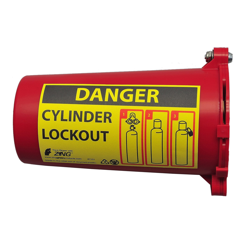 ZING 7101-4PK RecycLockout Lockout Tagout, Cylinder Lockout, Recycled Plastic (Pack of 4) - NewNest Australia