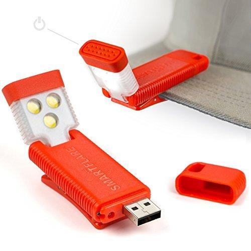 SmartFlare SwivelClip Mini LED Light Clip-On Ball Cap or Shirt Rechargeable Flashlight - NewNest Australia